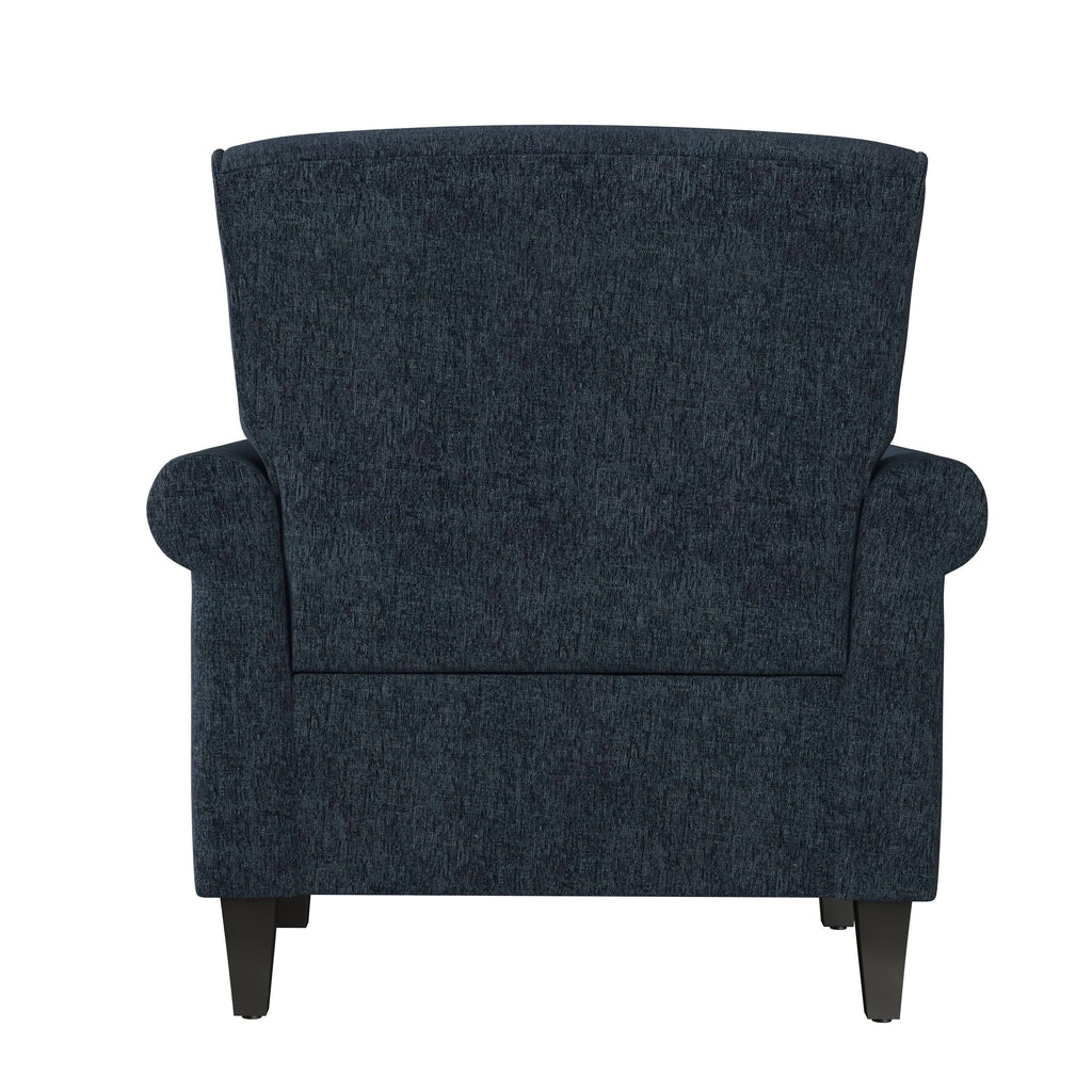 Red Velour Traditional Armchair M24840