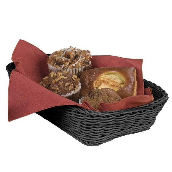 Black Woven Rectangular Basket L802062