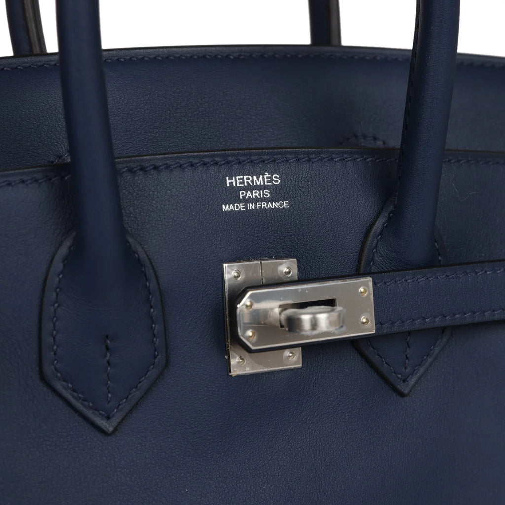 Bleu Navy Swift Palladium Hardware Bag X631629