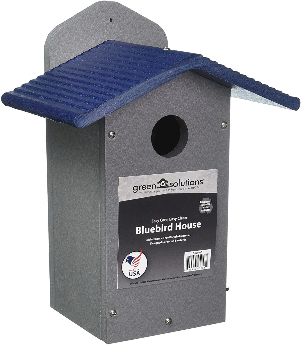 Rustic Recycled Bluebird House Z6772