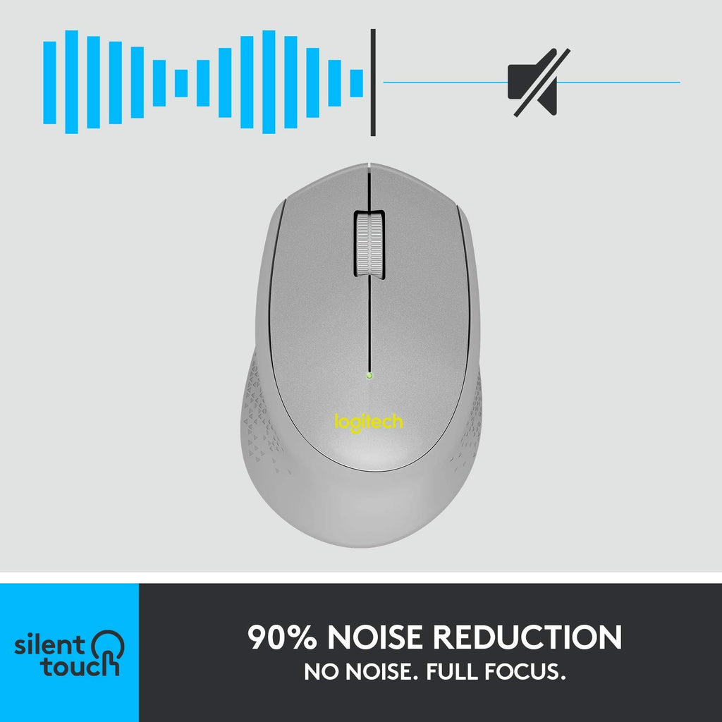 Gray Wireless Mouse D204