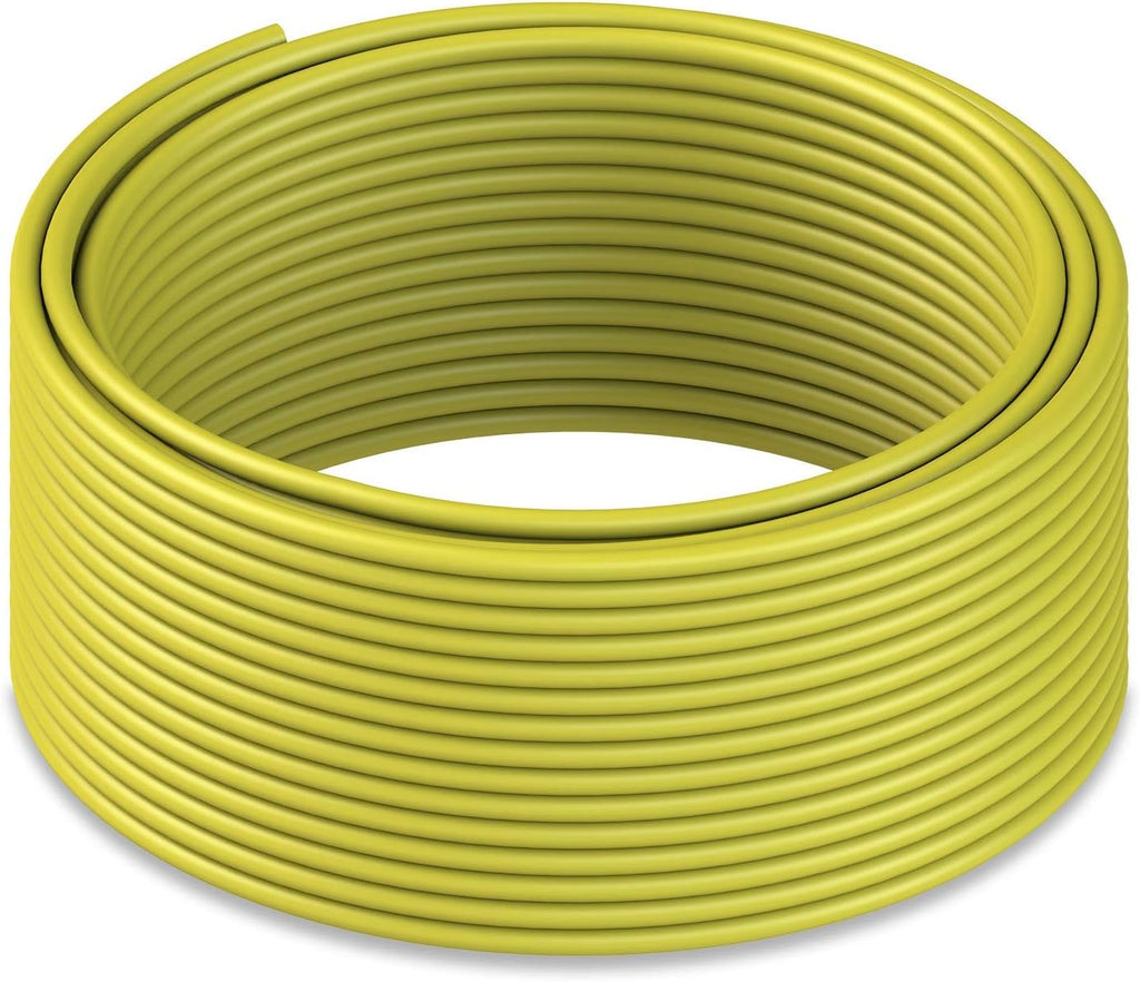 Cat8 Ethernet Cable S/FTP 22AWG Screened Solid Cable 2000MHz 40Gbps Yellow 100 Meter Bulk C120