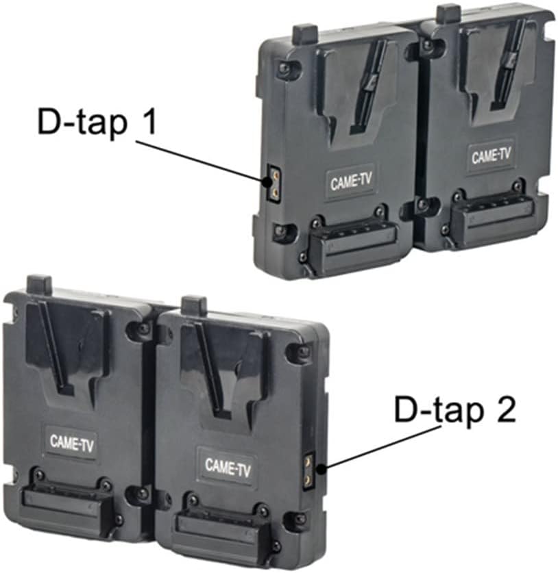 Dual V-Mount Battery Plate with 2 D-tap Output S8524