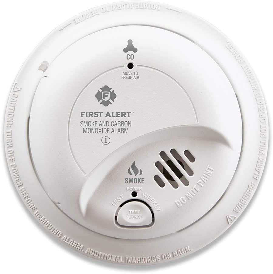 Hardwired Smoke and Carbon Monoxide Detector with Battery Backup, 12-Pack V7733