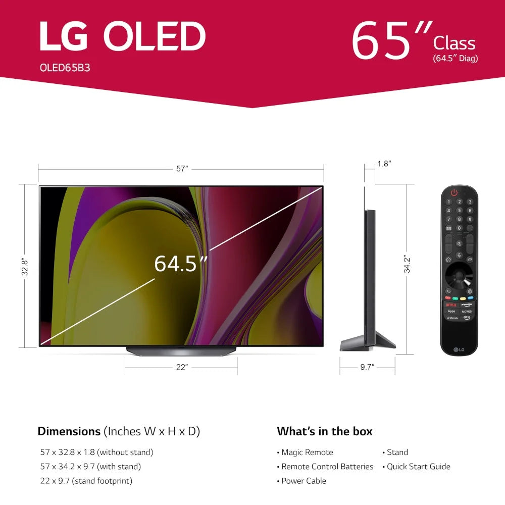 65 Class 4K UHD OLED Smart TV B3464