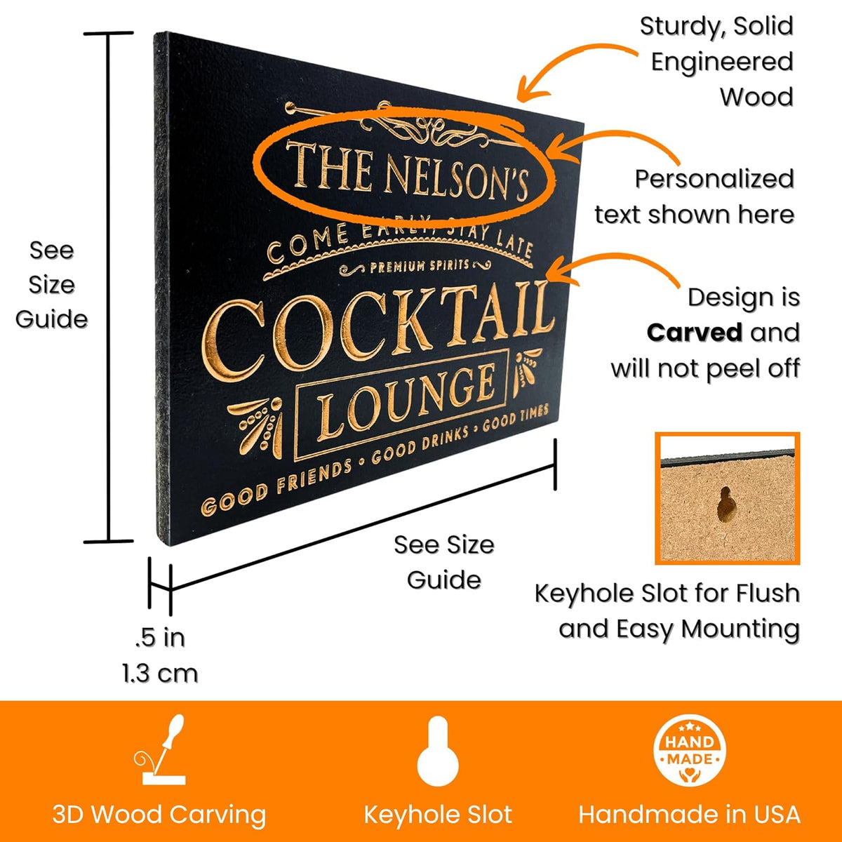 Personalized Bar Sign Z3043