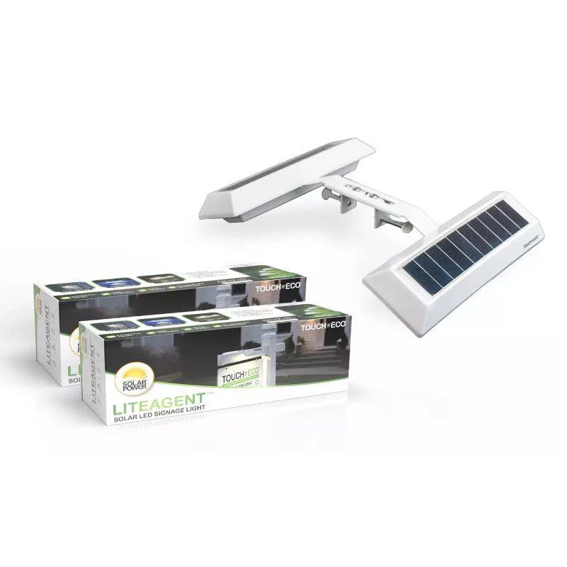 Solar Dual Sided LED Sign or Post Light 1 2 or 4 Pack O33827