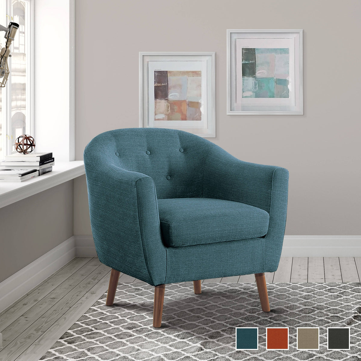 Sage Grey Accent Chair H695593