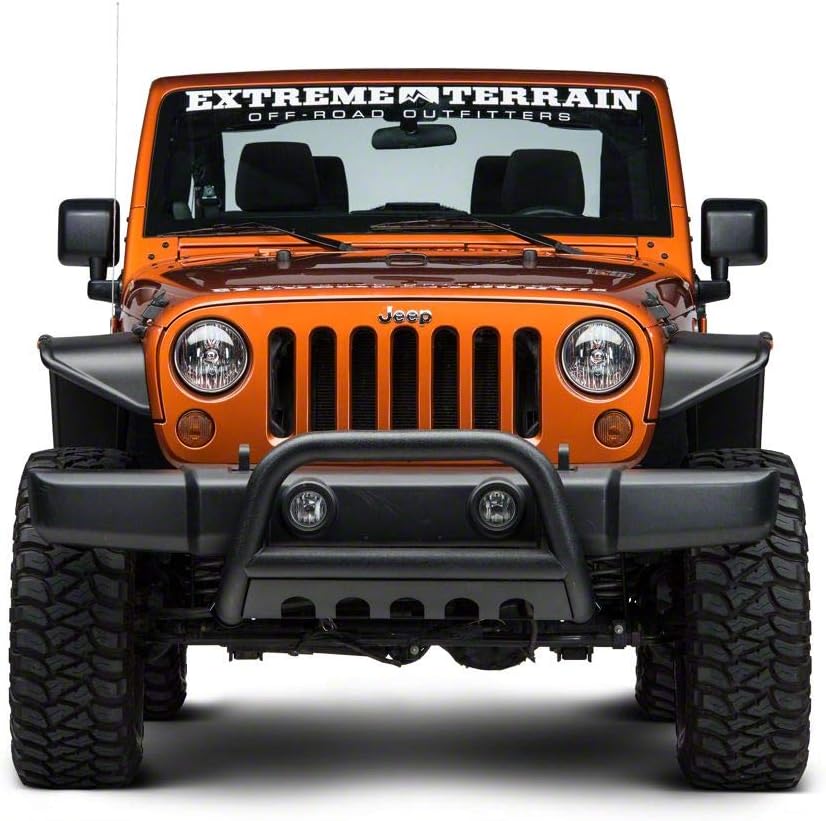 3-Inch Bull Bar with Skid Plate Textured Black R2395