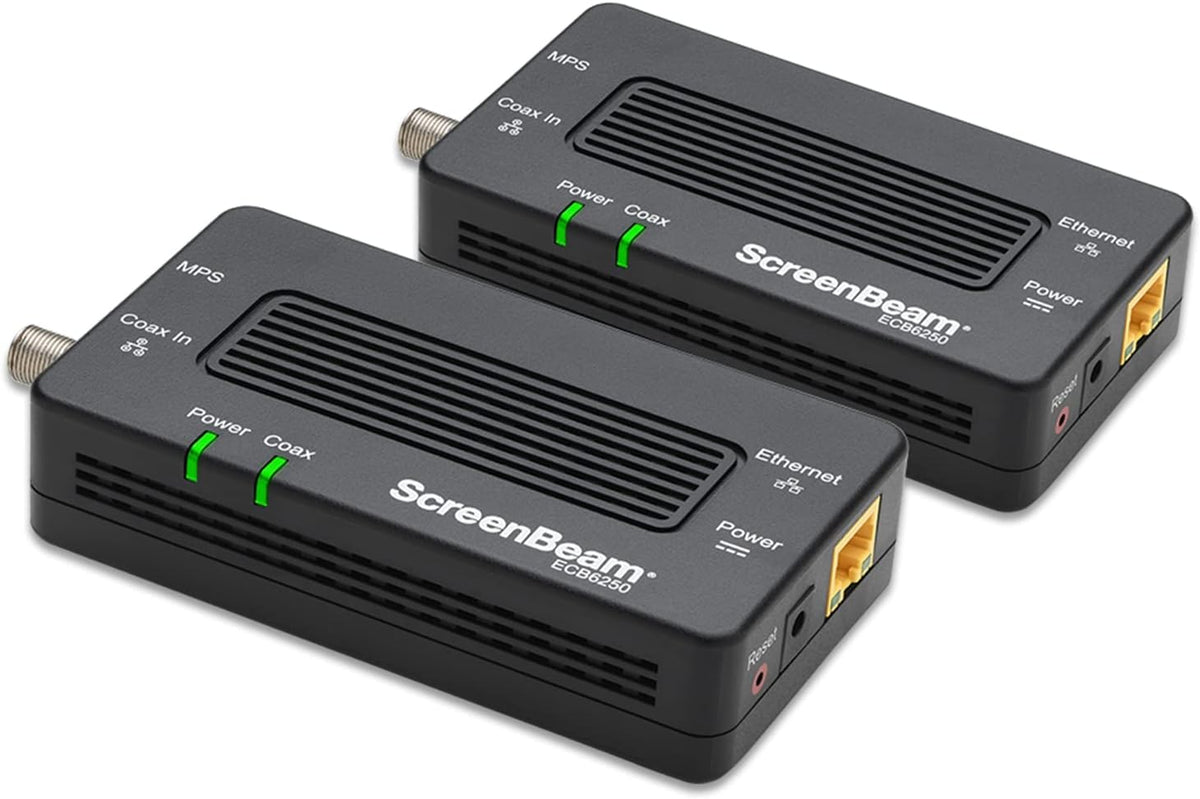 Bonded MoCA 2.5 Network Adapter 2.5 Gbps Ethernet Port 2 Pack M6931