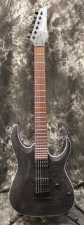 Transparent Gray Flat Electric Guitar Y131