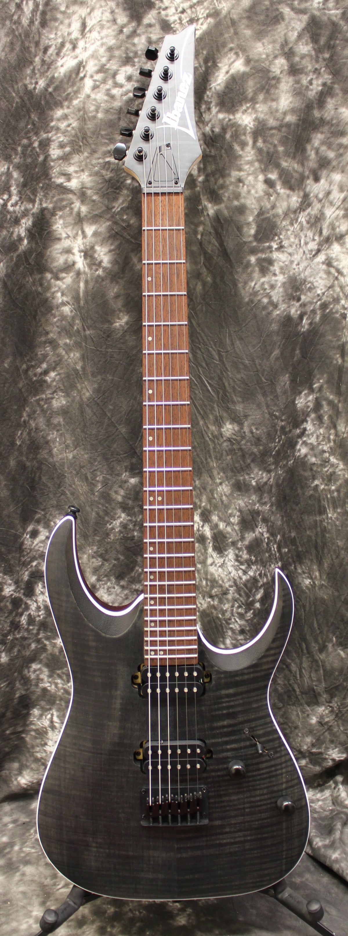 Transparent Gray Flat Electric Guitar Y131