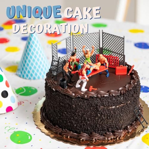 32-Piece 2" Wrestling Action Figures with Wrestling Ring C714