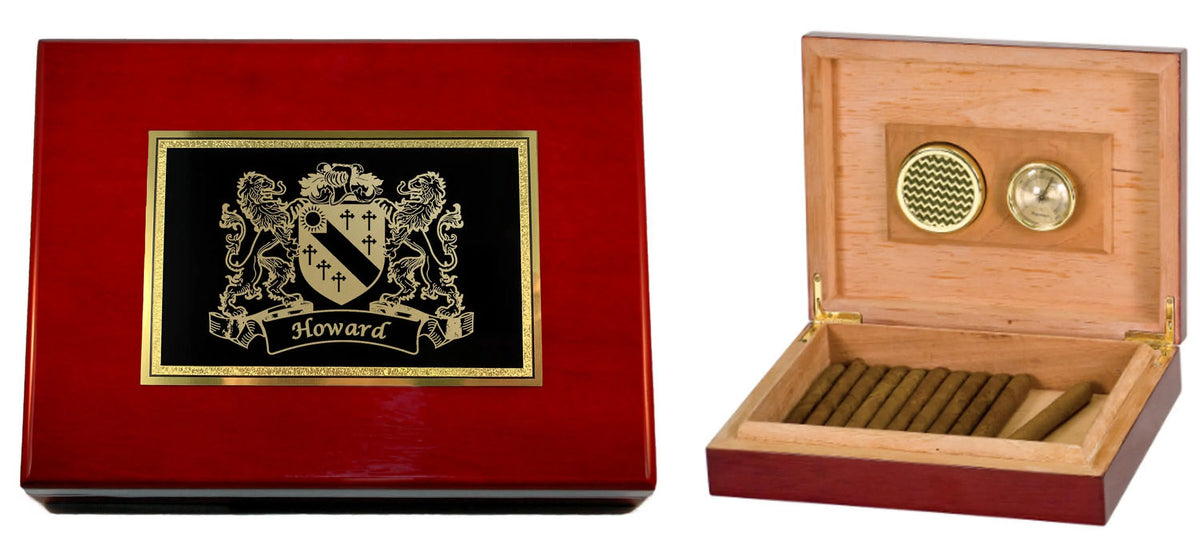 Irish Coat of Arms Humidor M44491