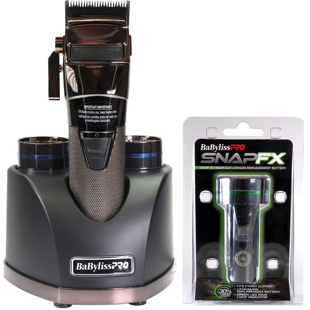 Black Clipper with Dual Lithium Battery System U753694