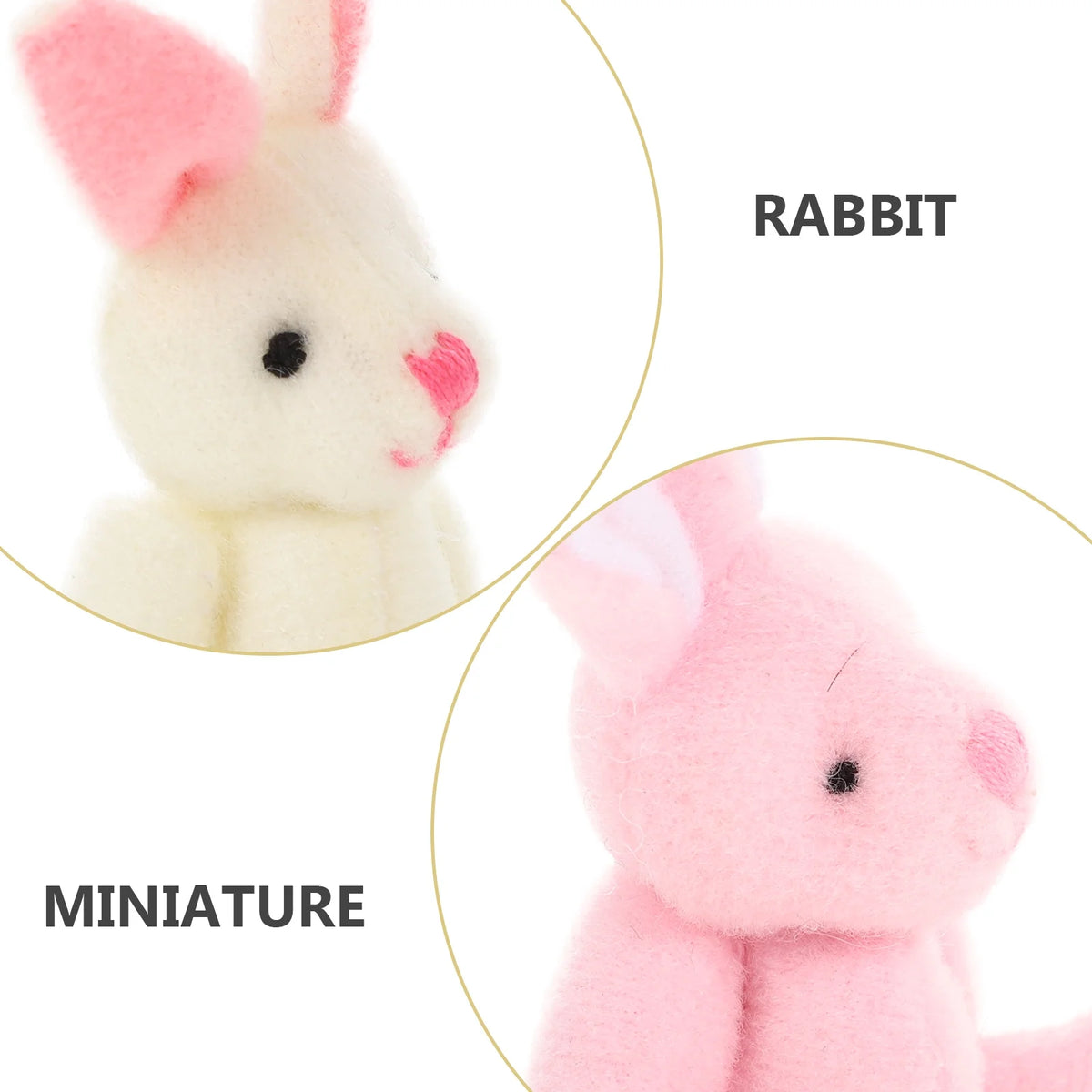 45 Pcs Mini Bunny Plush Toy O7920