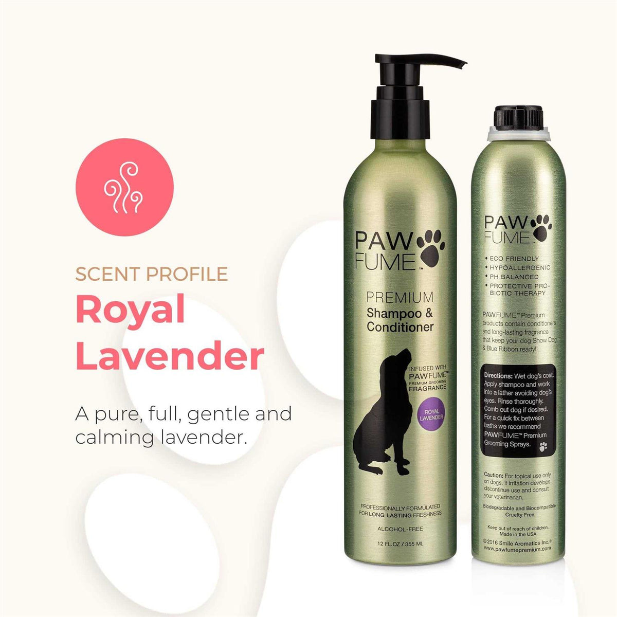 Hypoallergenic Dog Shampoo and Conditioner L1308