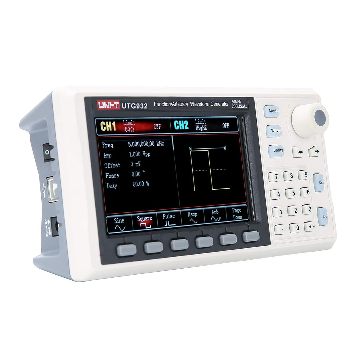 30 MHz Dual-Channel Function Generator Arbitrary Waveform K51043