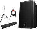 15 2-Way 1000W Bluetooth Powered Loudspeaker with Speaker Stand T515