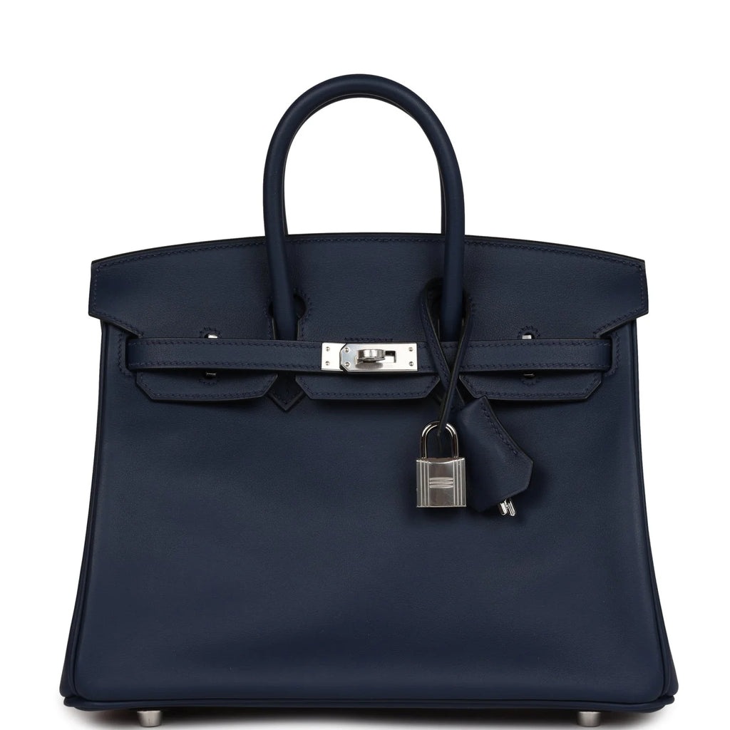 Bleu Navy Swift Palladium Hardware Bag X631629