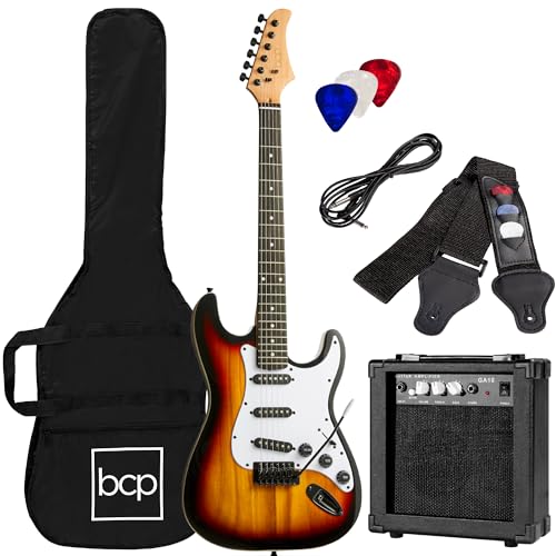 Natural Full Size Electric Guitar Starter Kit J552206