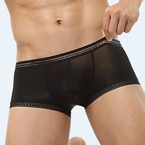 Mens Denim Shorts Boxer Brief Low Rise Y462