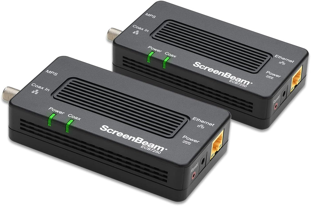 Bonded MoCA 2.5 Network Adapter 2.5 Gbps Ethernet Port 2 Pack M6931