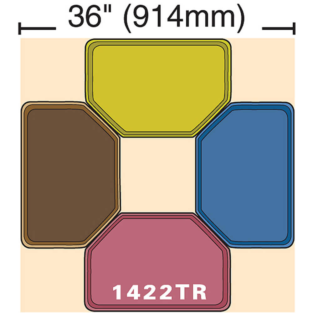 14x22 x 22x22 Trapezoid Case of 12 A2049