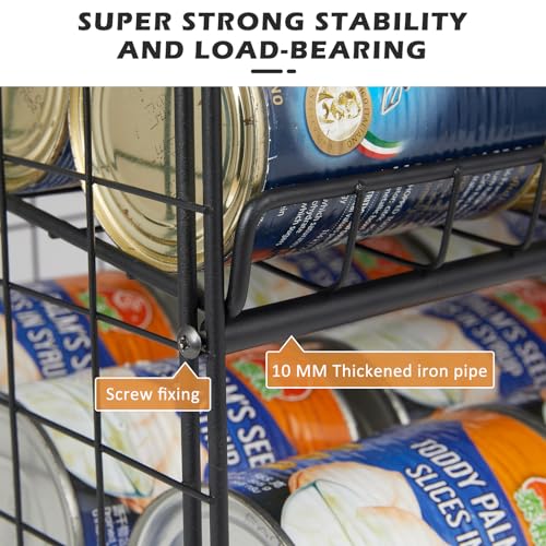 3 Pack Adjustable 2-Tier Can Rack Organizer D705