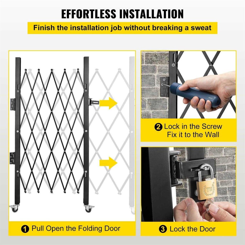 Single Folding Security Gate M9386