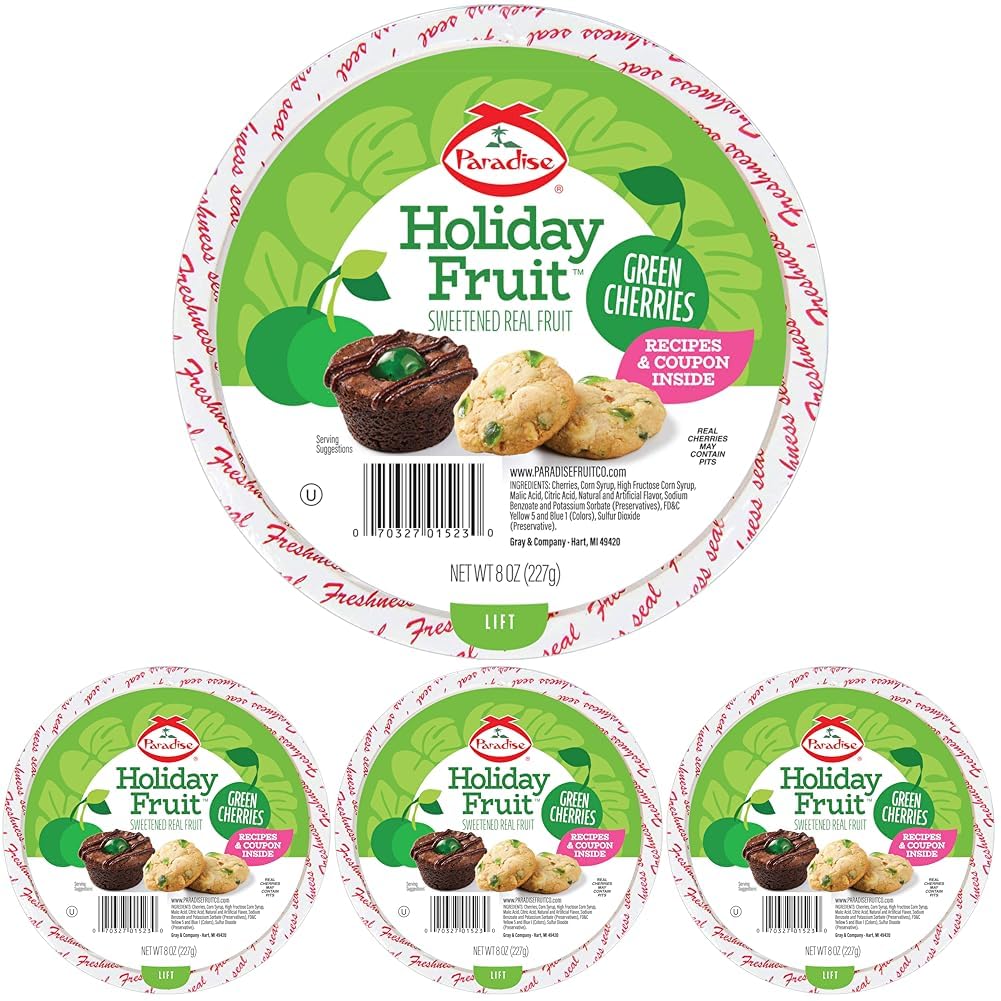 Pack of 4 Green Cherries M901800