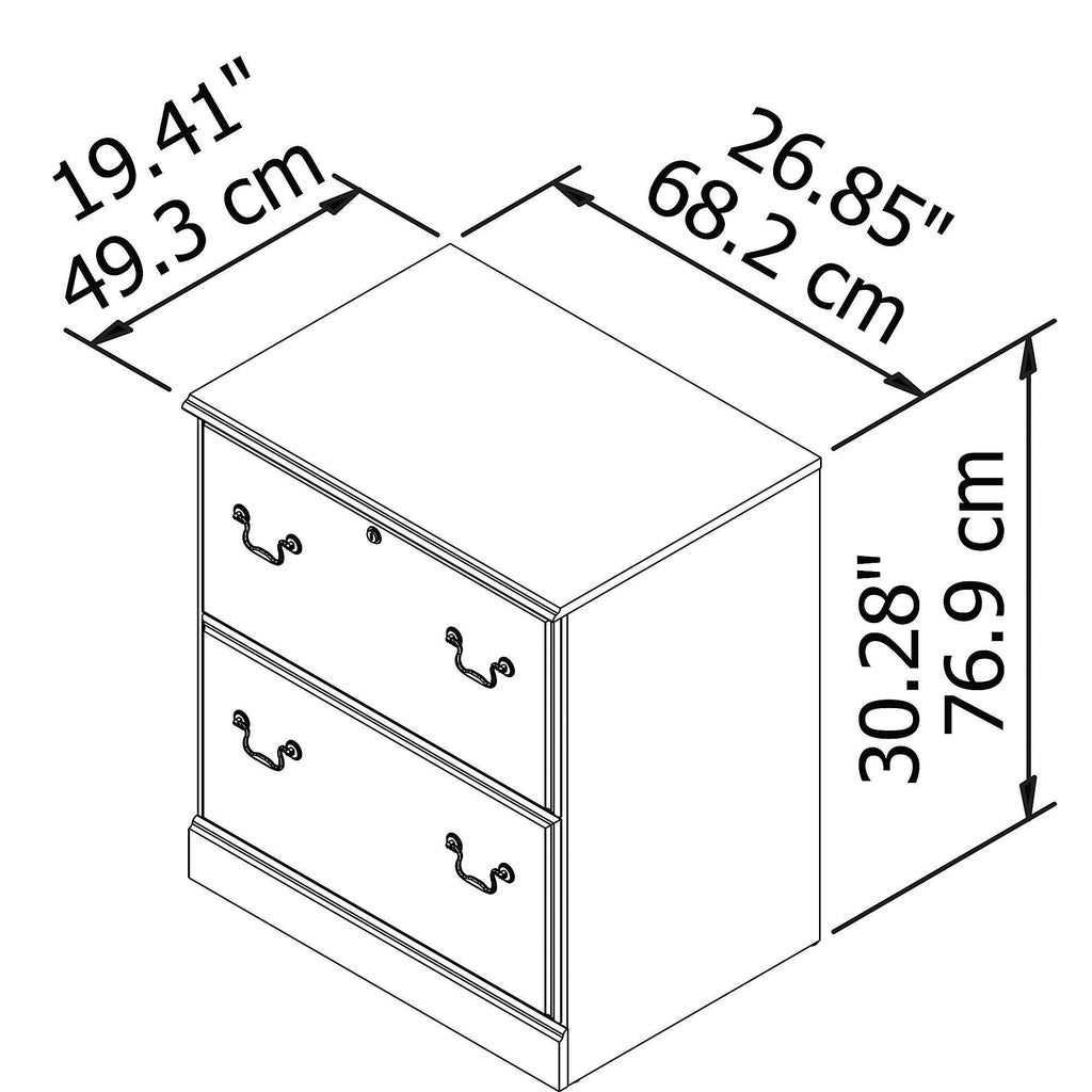 2 Drawer Lateral File Cabinet D629