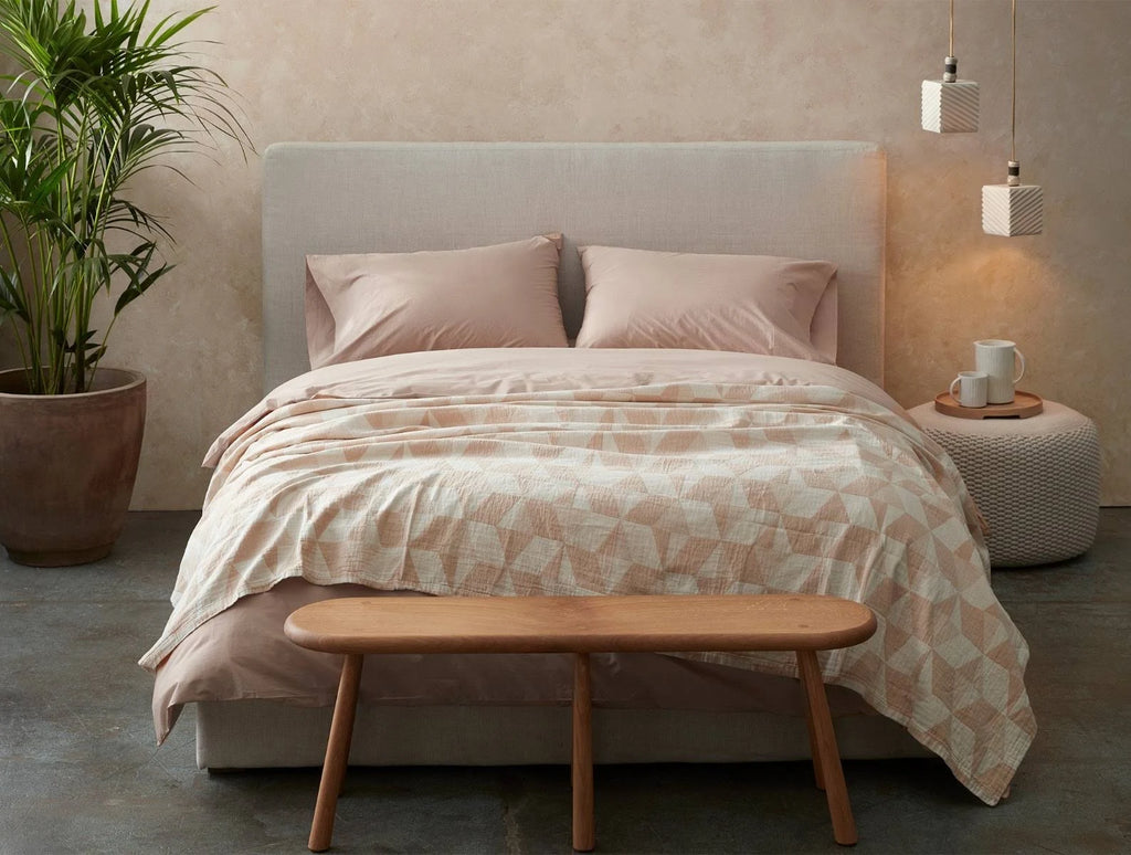 300 Thread Count Organic Percale Fitted Sheet Twin XL E7890