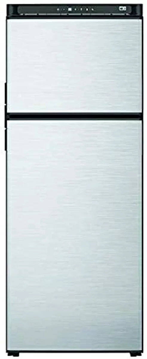 Black 10 Cubic Feet Dual Compartment 2 Door Refrigerator With Freezer K809