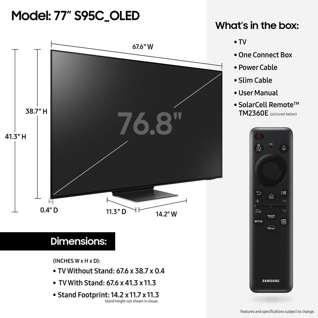 77 Class OLED 4K Smart TV T1664