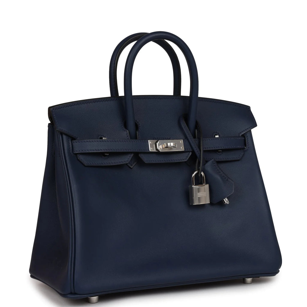 Bleu Navy Swift Palladium Hardware Bag X631629