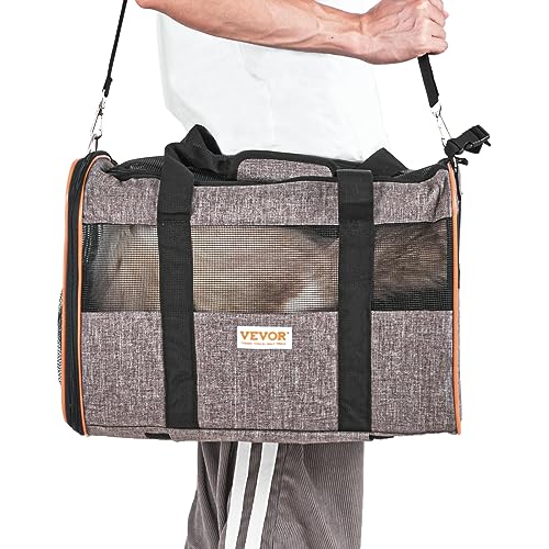 Airline Approved Expandable Rolling Pet Carrier with Telescopic Handle Q141910
