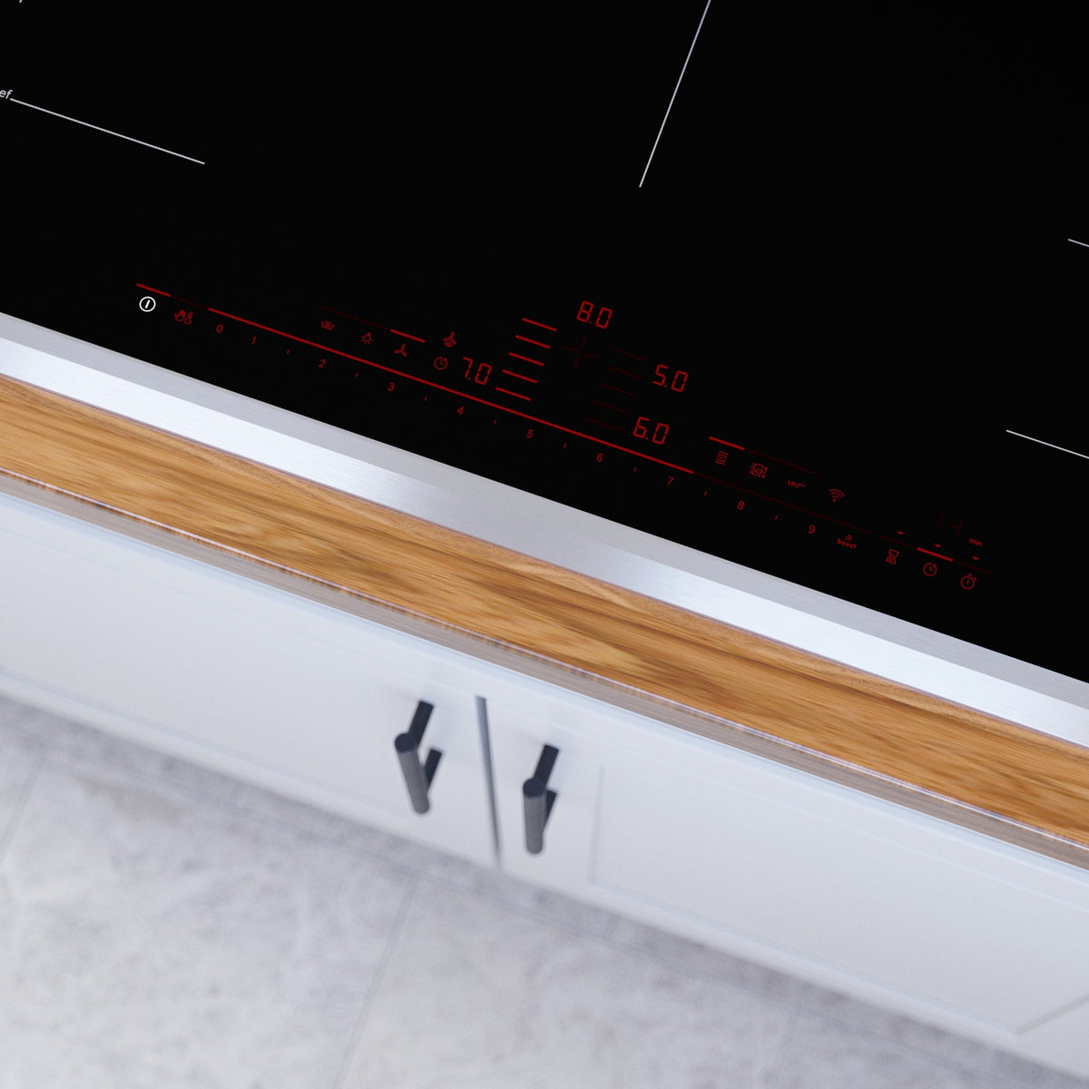 36" Wide 5 Burner Induction Cooktop - Black S40219