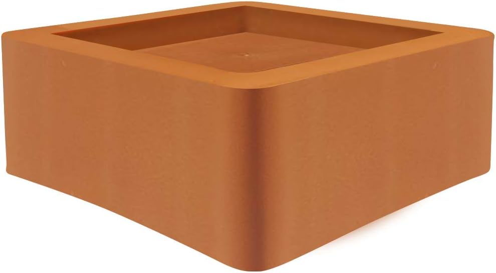 3 Inch Black Bed Risers Set of 4 Q31027