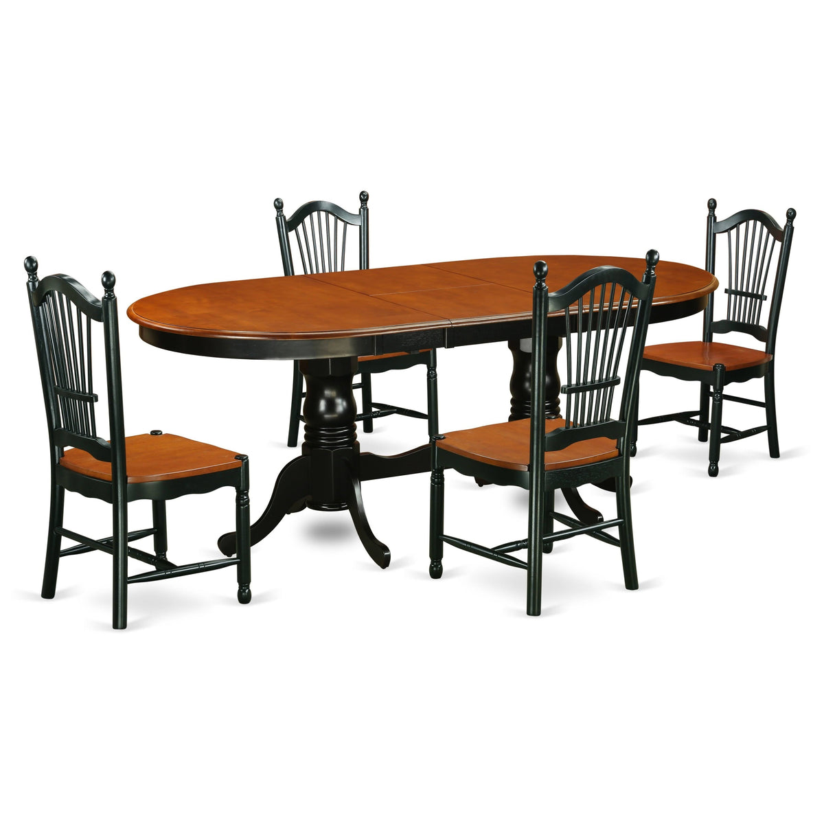 7 Piece Black Cherry Dining Set L76171