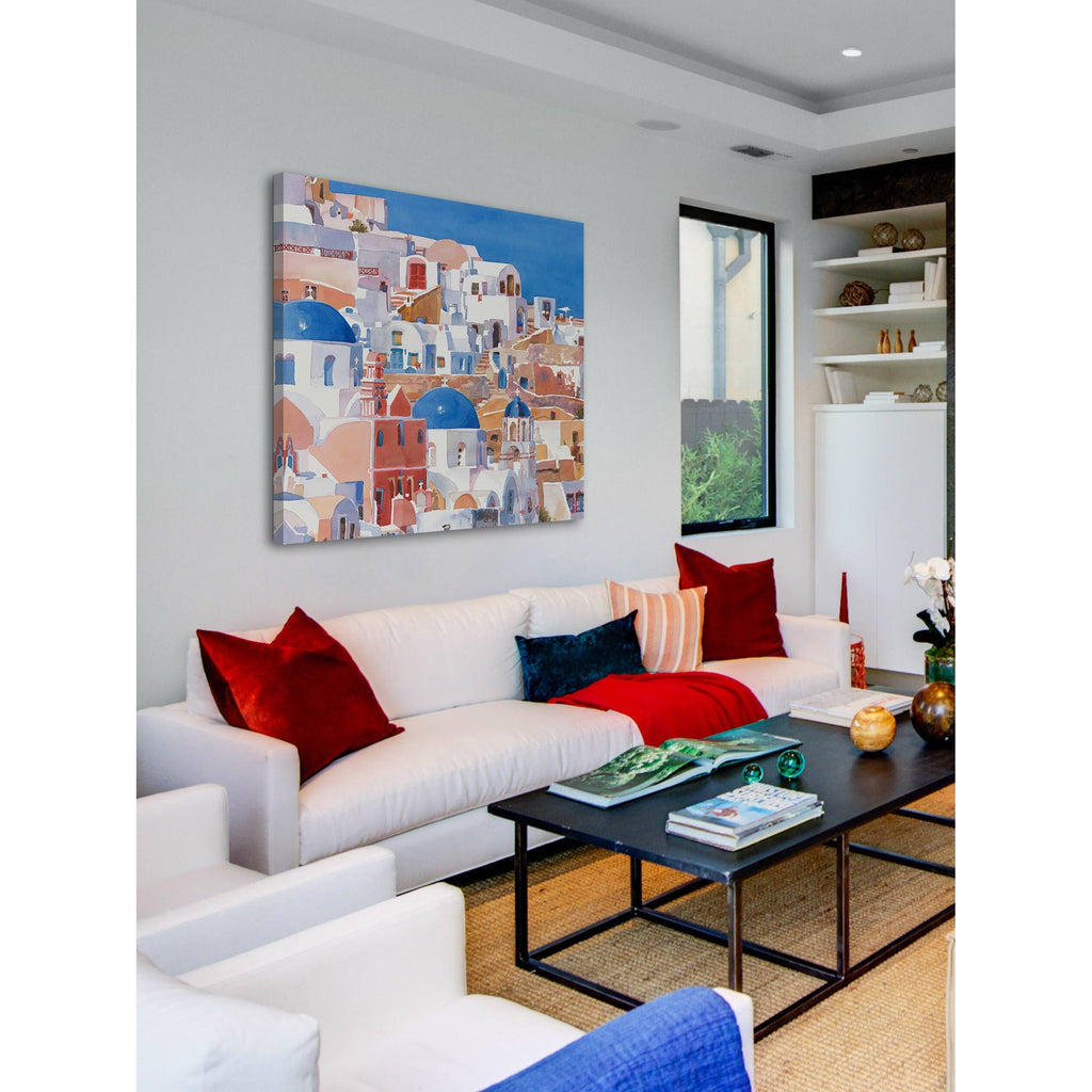 Watercolor Painting Print on Wrapped Canvas S929