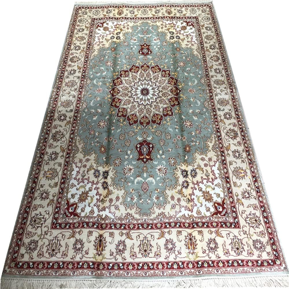 4ft x 6ft Handmade Silk Carpet I831211