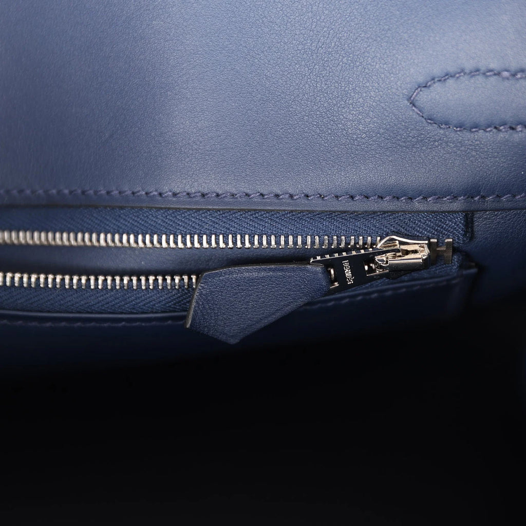 Bleu Navy Swift Palladium Hardware Bag X631629