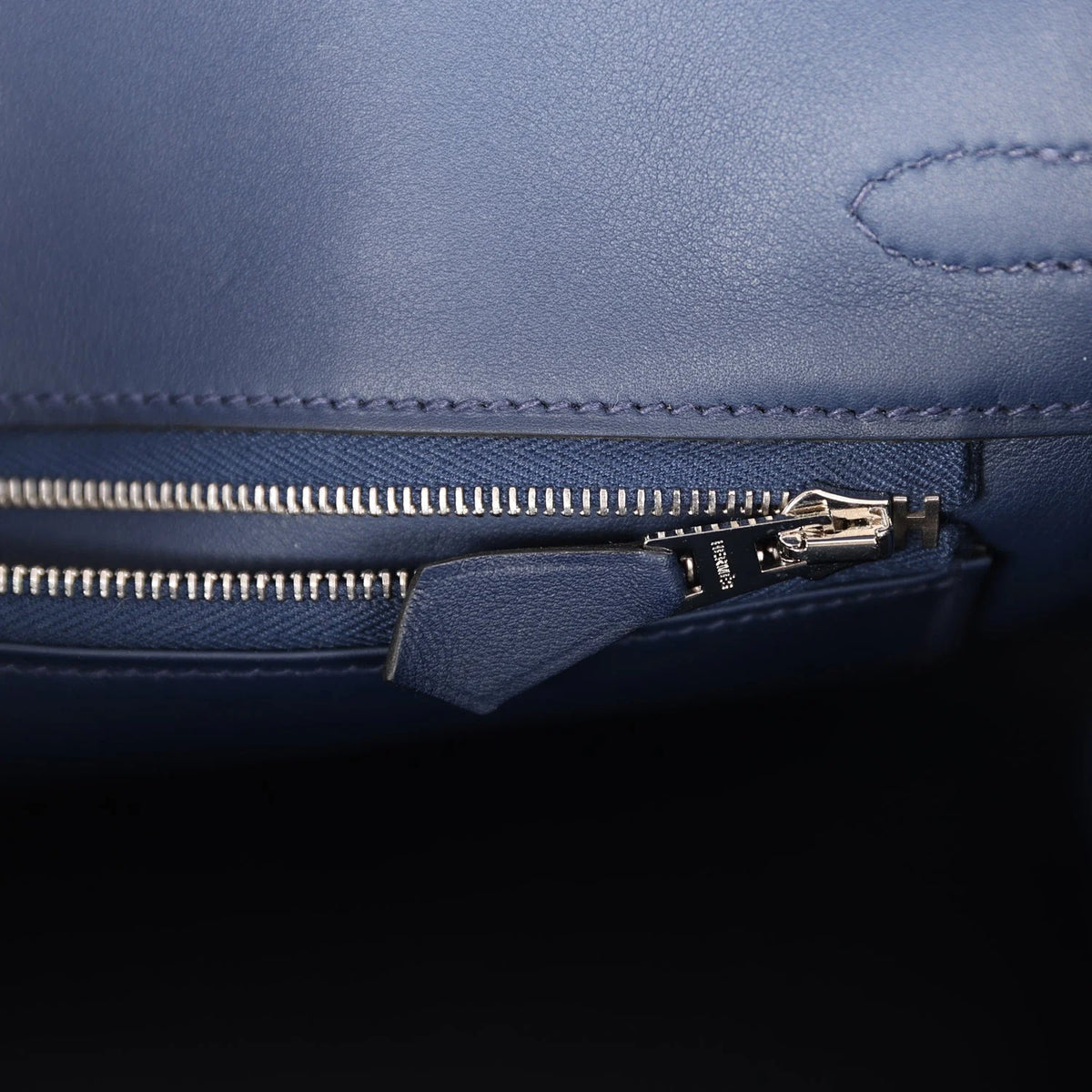 Bleu Navy Swift Palladium Hardware Bag X631629
