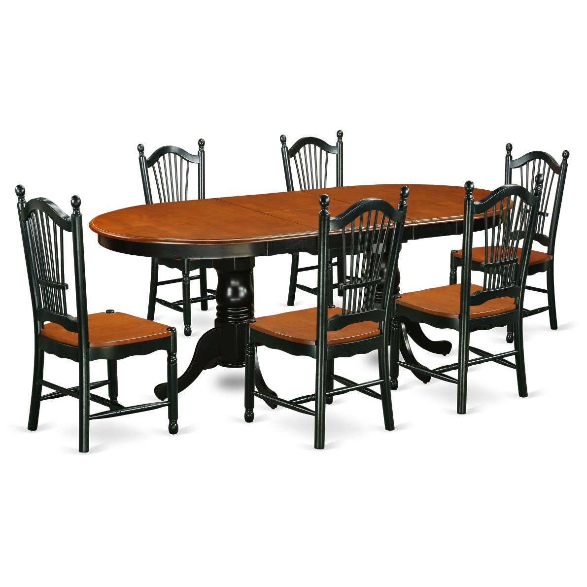 7 Piece Black Cherry Dining Set L76171