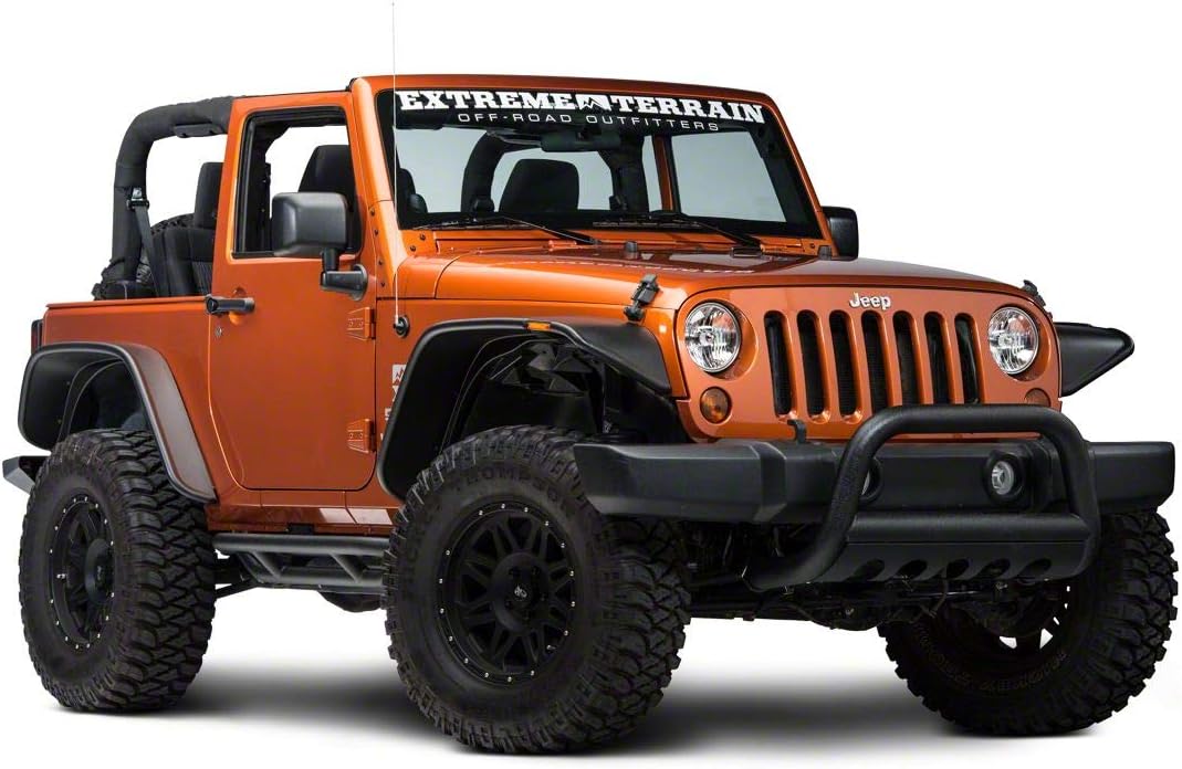 3-Inch Bull Bar with Skid Plate Textured Black R2395
