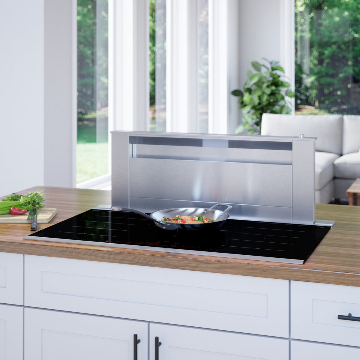 36" Wide 5 Burner Induction Cooktop - Black S40219