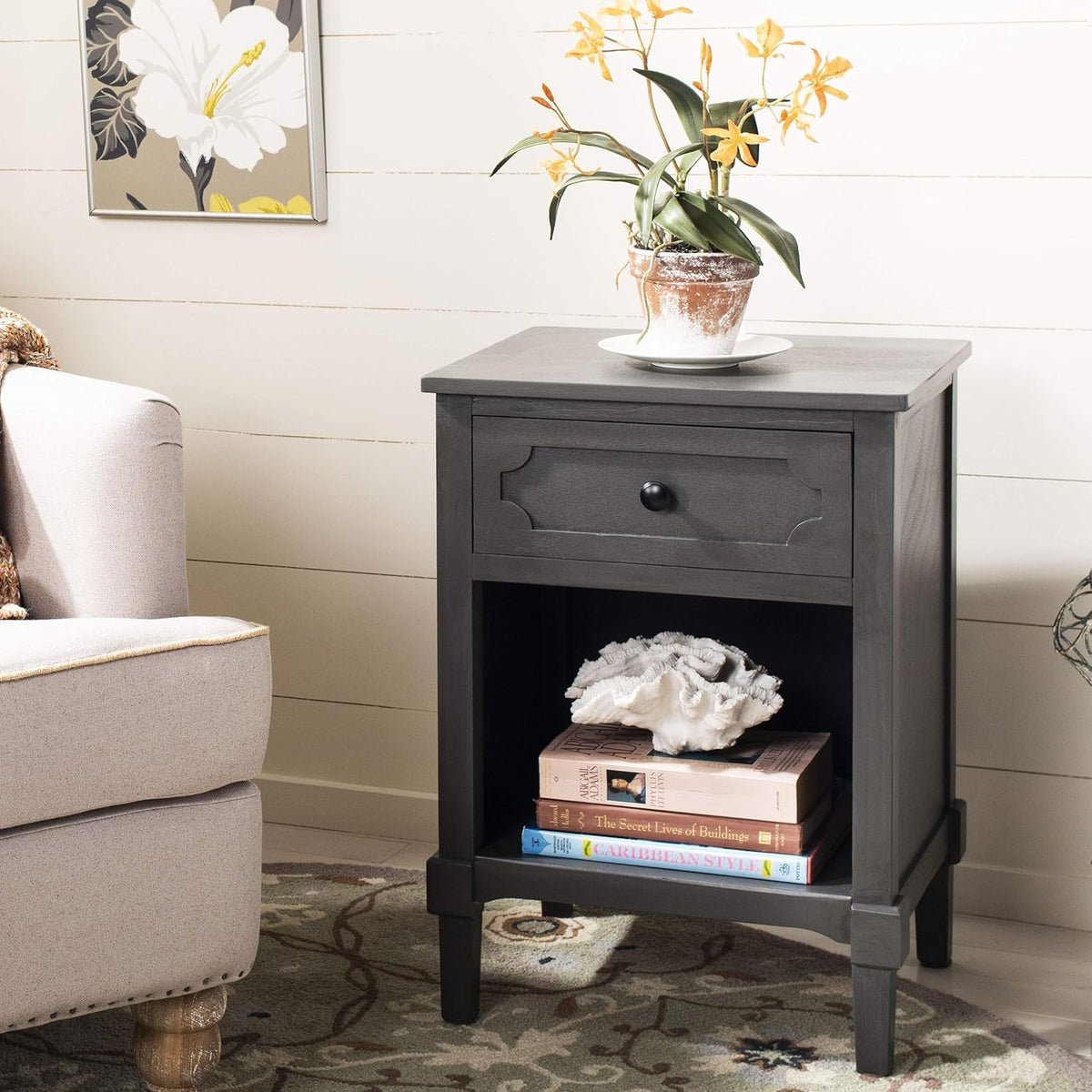 Grey Side Table P387