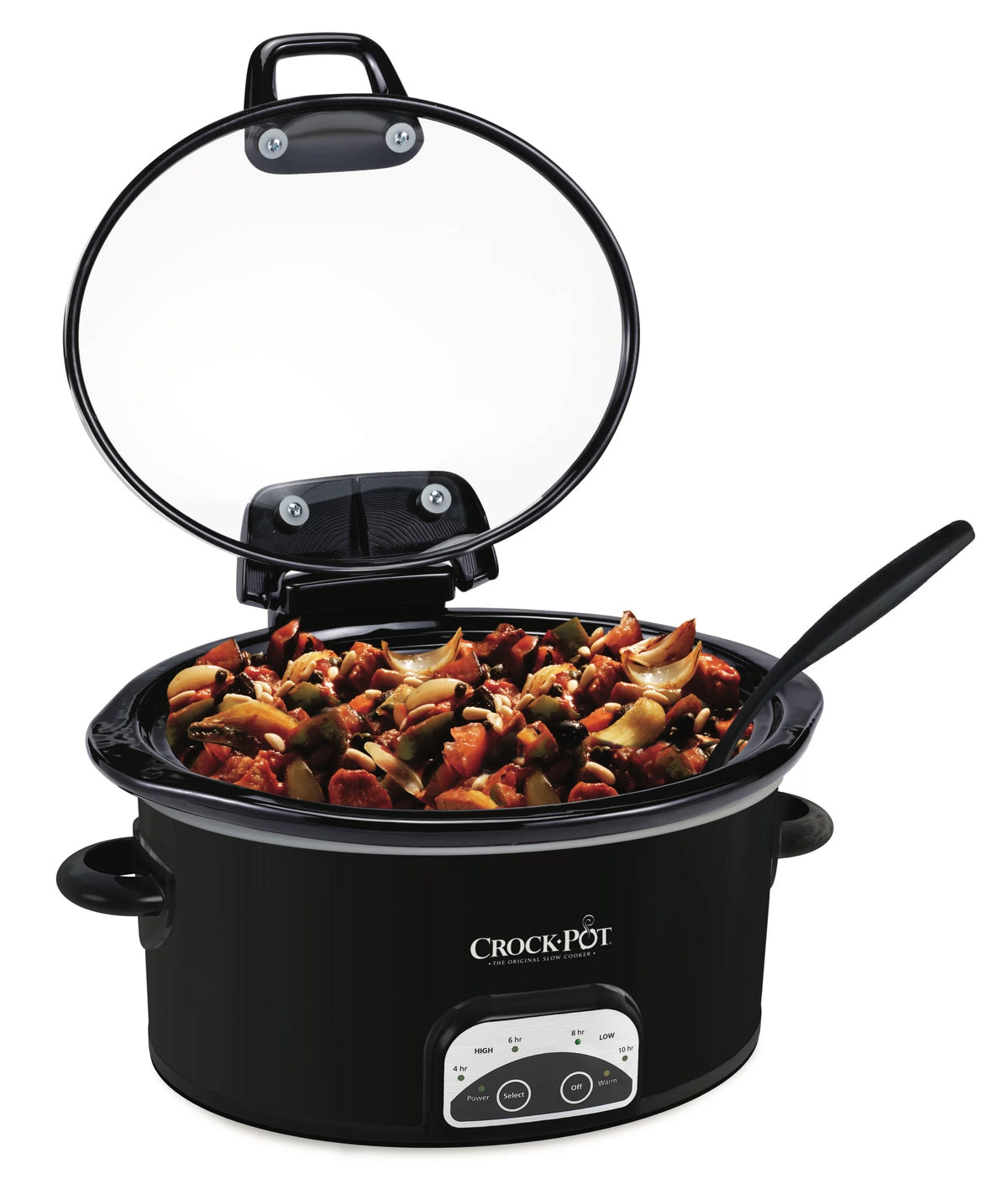 4.5-Quart Black Slow Cooker V4042