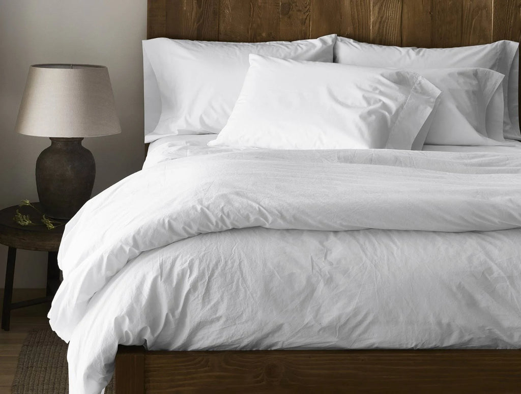 300 Thread Count Organic Percale Fitted Sheet Twin XL E7890